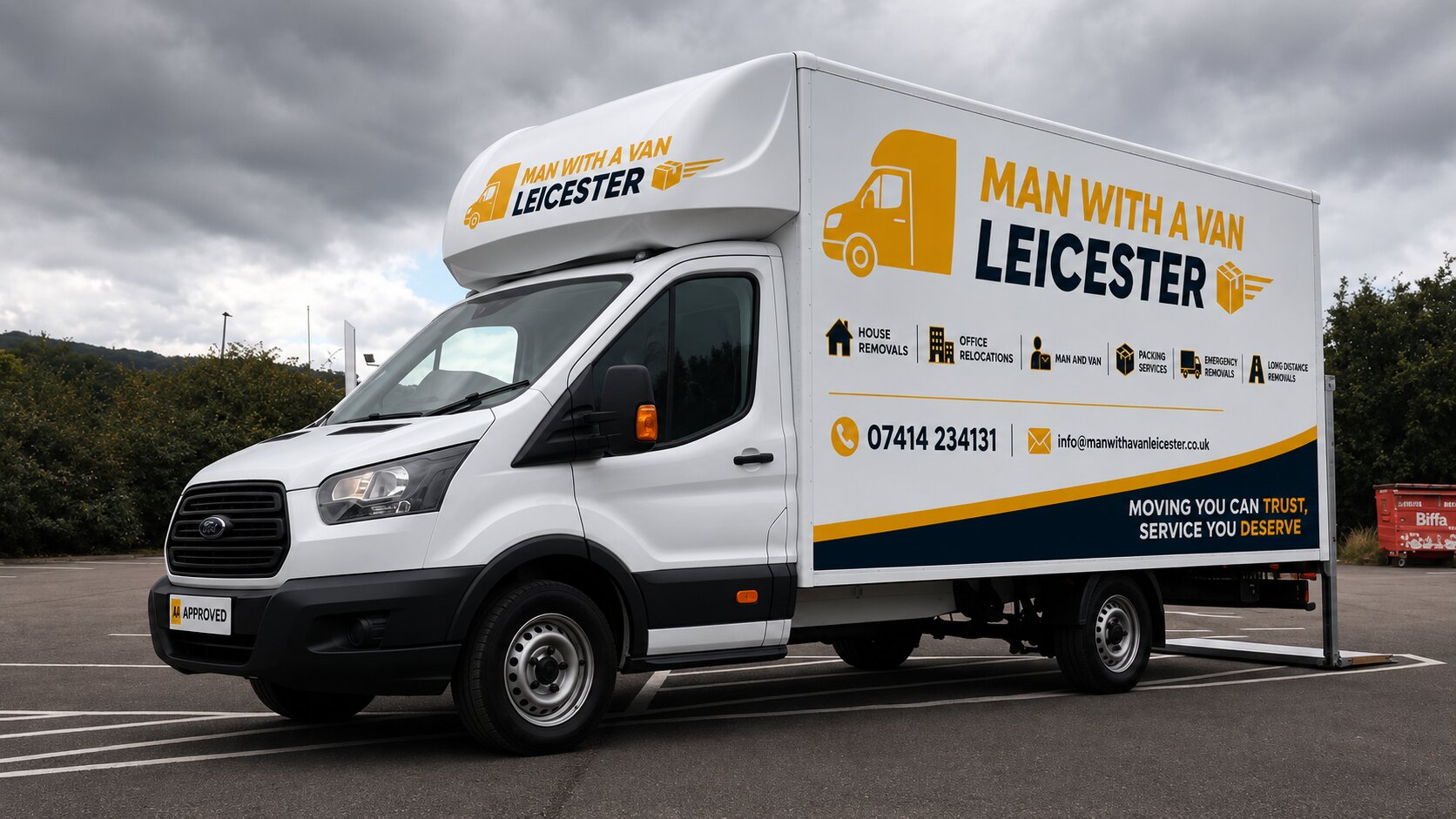 man and van leicester